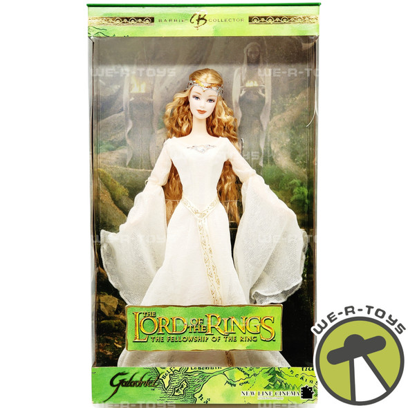 Barbie Collector Lord of The Rings Galadriel Doll Gold Label 2004 Mattel H1179