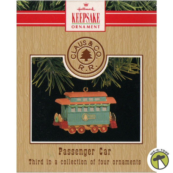 Hallmark Keepsake Ornament Claus & Co. R.R. Passenger Car Third in Series