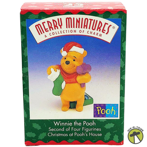 Hallmark Merry Miniature Winnie The Pooh Christmas at Pooh's House Ornament