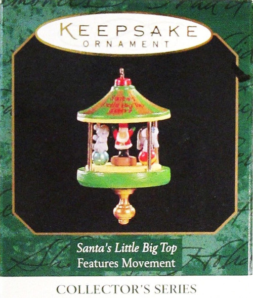 Hallmark Keepsake Ornament Santa's Little Big Top Miniature Ornament 1997