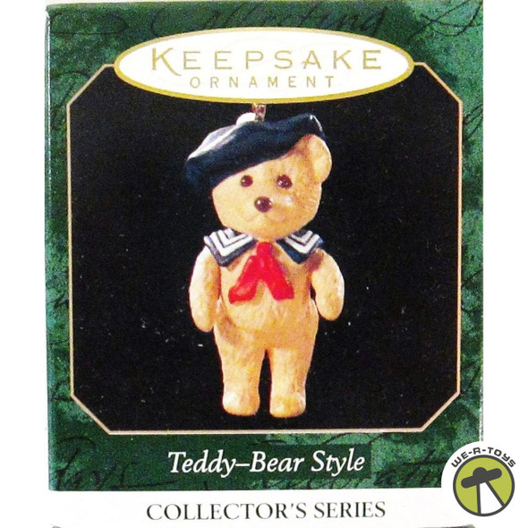  Hallmark Teddy-Bear Style Miniature 1999 Keepsake Ornament QXM4499 