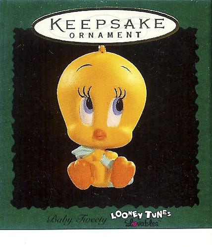 Hallmark Keepsake Looney Tunes Baby Tweety Bird Ornament 1996