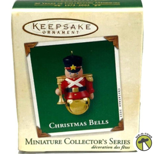 Hallmark Christmas Bells Miniature Ornament 9th in Series 2003