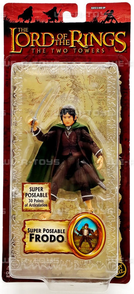 Lord of the Rings Lord of The Rings Two Towers Series III Super Poseable Frodo Action Figure 2004