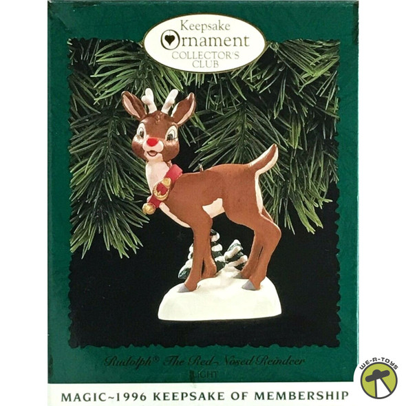 Hallmark Keepsake Ornament Club Exclusive Rudolph The Red-Nosed Reindeer 1996