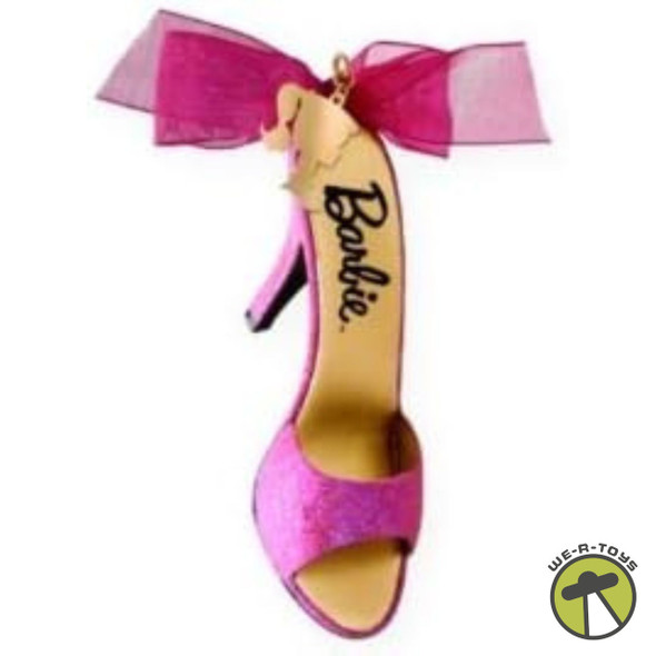 Barbie Hallmark Keepsake Barbie Shoe-sational Pink Shoe Ornament 2009 