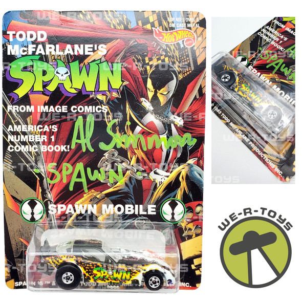 Hot Wheels Todd McFarlane Spawn AUTOGRAPHED by Al Simmons 1993 Mattel NEW