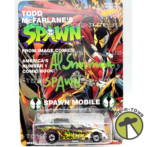 Hot Wheels Spawn Todd McFarlane AUTOGRAPHED by Al Simmons 1993 Mattel NEW