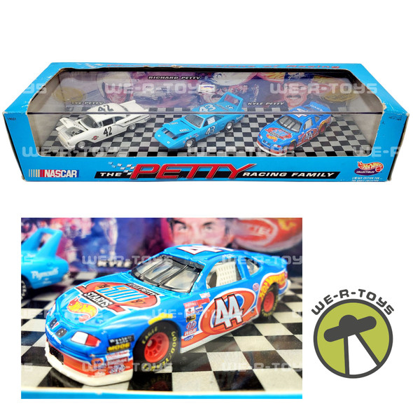 NASCAR Hot Wheels The Petty Racing Family Three Generations Mattel 1997 NEW