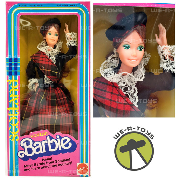 Barbie Dolls of the World Collection Scottish Doll 1980 Mattel No. 3263 NRFB