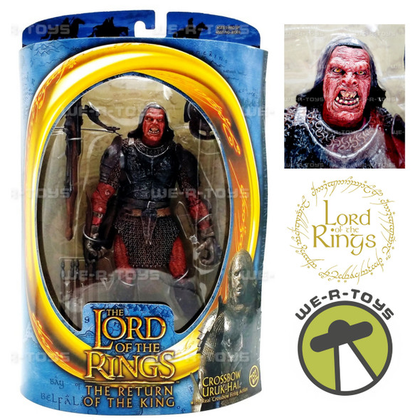 Lord of the Rings Return of the King Crossbow Uruk-Hai Action Figure Toy Biz