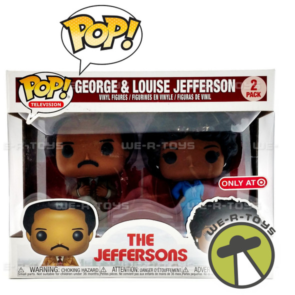 The Jeffersons Pop TV! The Jeffersons George and Louise Jefferson Target Exclusive 2 Pack Funko 