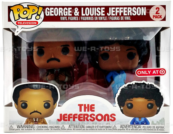 The Jeffersons Pop TV! The Jeffersons George and Louise Jefferson Target Exclusive 2 Pack Funko