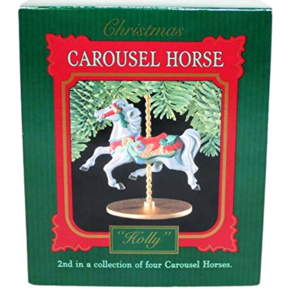  Hallmark Keepsake Ornament Carousel Horse Holly XPR9720 