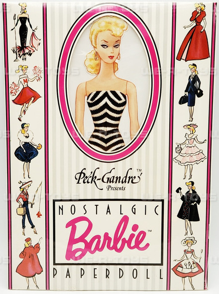 Barbie Nostalgic Barbie Paper Doll By Peck-Gandré Vintage 1989 No. 00040 NEW 