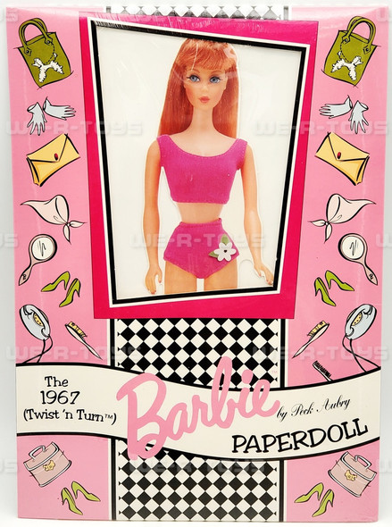 Barbie The 1967 Twist 'N Turn Barbie Paper Doll By Peck Aubry 1996 No. 00048 NEW 