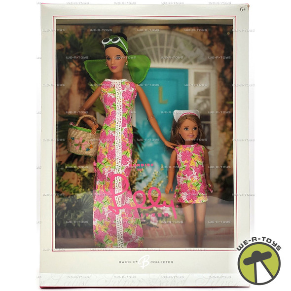 Lilly Pulitzer Barbie and Stacie Doll Set Silver Label 2005 Mattel H0187
