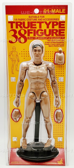 TrueType 38 Figure 01-Male Asian Poseable Figure Hot Toys 2008 TTM06 NEW