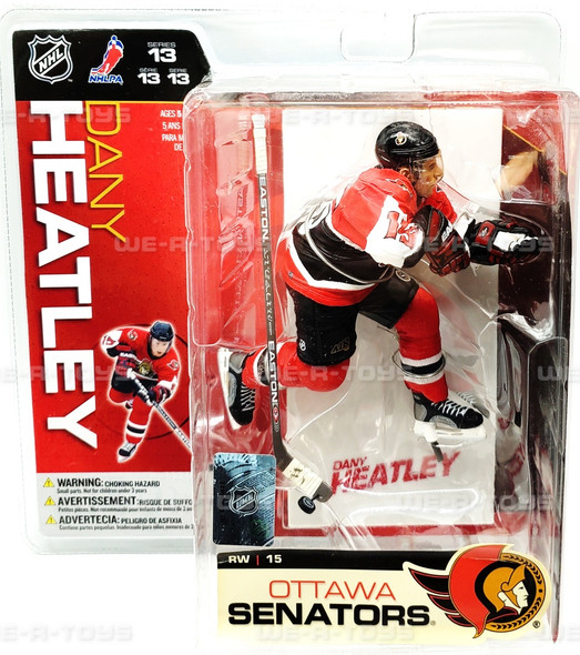 NHL Series 13 Dany Heatley Action Figure Ottawa Senators #15 McFarlane NEW