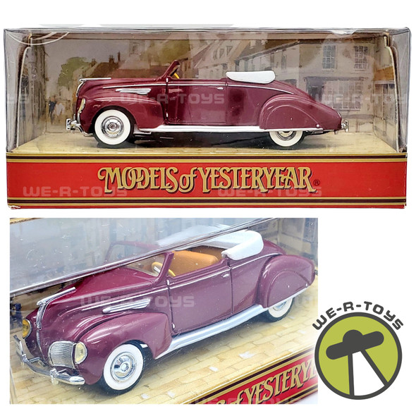 Matchbox Models of Yesteryear 1938 Lincoln Zephyr Dinky 1993 NEW