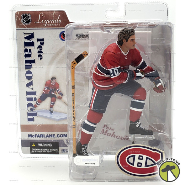 NHL Legends Series 3 Pete Mahovlich Action Figure Montreal Canadiens McFarlane