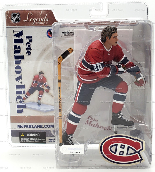 NHL Legends Series 3 Pete Mahovlich Action Figure Montreal Canadiens McFarlane