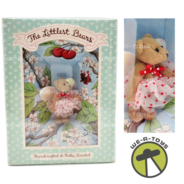 Gund The Littlest Bears Handmade Cherry Tree Faerie Teddy 1994 NRFB
