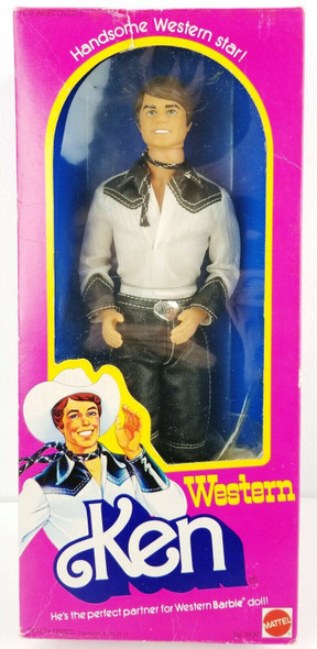 Barbie Western Ken Handsome Western Star Doll 1980 Mattel No. 3600 NRFB