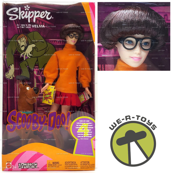 Barbie Skipper as Velma from Scooby-Doo Doll 2002 Mattel #B3262