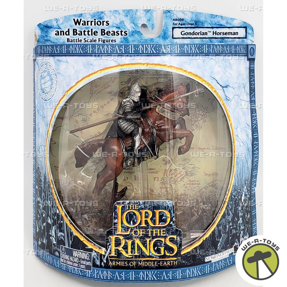 The Lord of the Rings Gondorian Horseman Battle Scale Figure 2003 NRFB