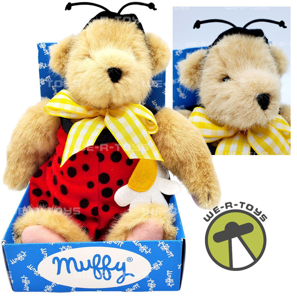 Muffy VanderBear Muffy Valentine Ladybug / Ladybird Teddy Bear in Box NRFB