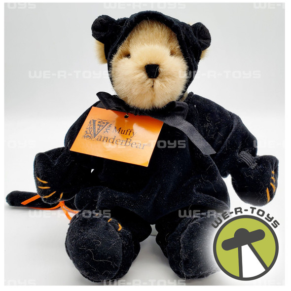 Muffy VanderBear Muffy as a Black Cat Halloween Teddy Bear #4102 1991 NEW