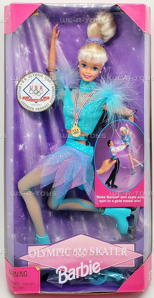 Barbie Olympic USA Skater 1997 Mattel No. 18501 NRFB