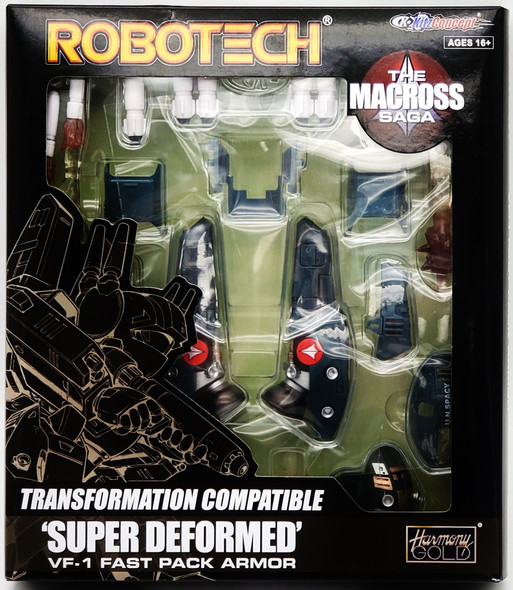 Robotech The Macross Saga Super Deformed VF-1 Fast Pack Armor Set 2007 NRFB