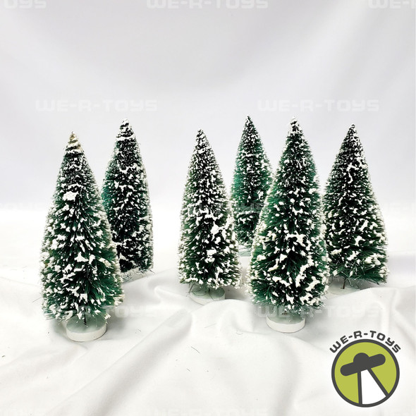 Dept. 56 Pine Trees Lot of 6 statuettes for Christmas Villages and Display NEW