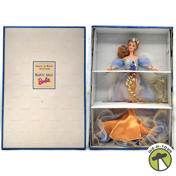 Harpist Angel Barbie Doll Angels of Music Collection 1997 Mattel No. 18894