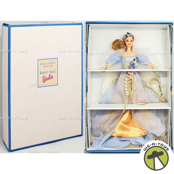 Harpist Angel Barbie Doll Angels of Music Collection 1997 Mattel No. 18894