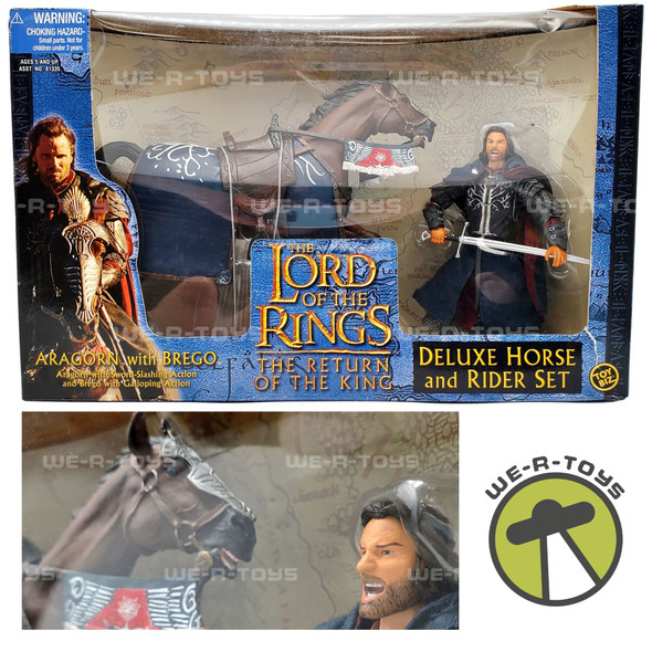 The Lord of the Rings Return of the King Aragorn with Brego Deluxe Set NRFB