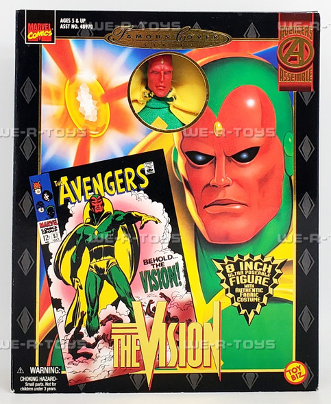 Marvel Famous Cover Series The Vision Action Figure Toy Biz 1998 No. 48973 NEW