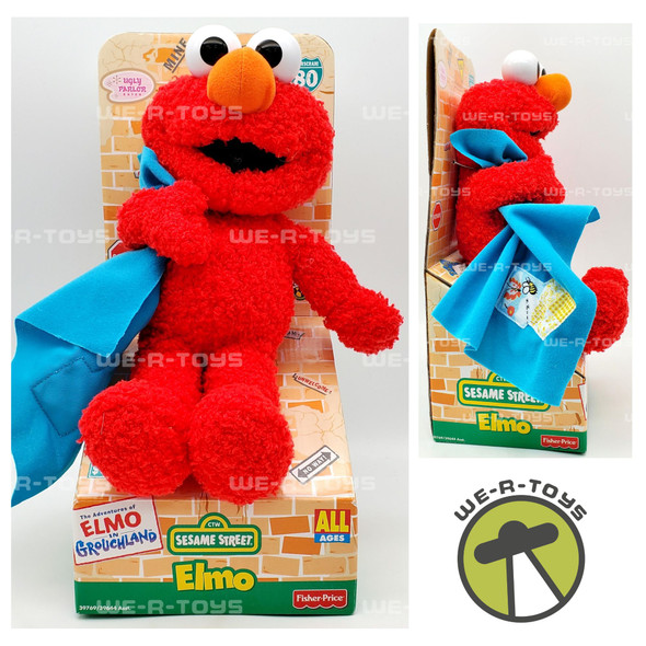 The Adventures of Elmo in Grouchland Elmo Plush with Blanket Fisher-Price NRFB