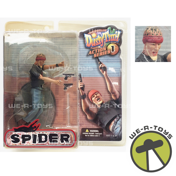 Dusty Trail Action Series 1 Spider Action Figure 2003 Dusty Trail Toys 30006 New