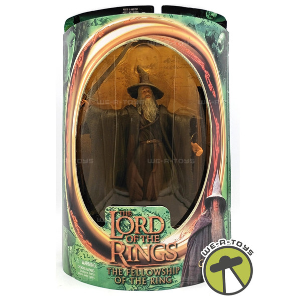 The Lord of the Rings Gandalf with Light-Up Staff Action Figure 2001 Toy Biz