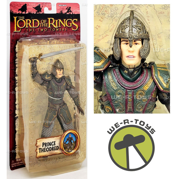 Lord of the Rings The Two Towers Prince Thèodred Action Figure Toy Biz NRFP
