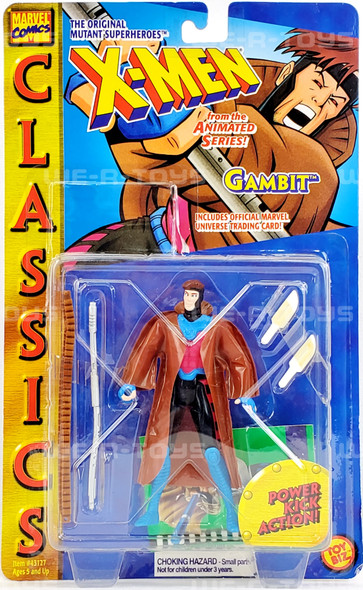 X-Men Classics Gambit Mutant Superheroes Figure Marvel Comics 1995 #43127 NRFB