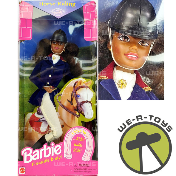 Horse Riding Barbie Riding Club Poseable Barbie Doll 1997 Mattel