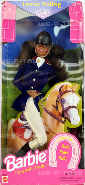 Horse Riding Barbie Riding Club Poseable Barbie Doll 1997 Mattel