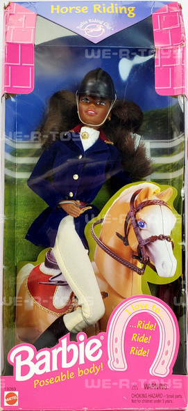 Barbie Horse Riding AA Barbie Riding Club Doll 1997 Mattel #19869 NRFB