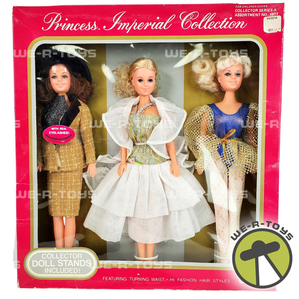 Princess Imperial Collection 11.5in Doll Set of Three Uneeda Doll NRFB