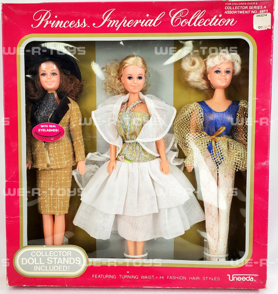 Princess Imperial Collection 11.5in Doll Set of Three Uneeda Doll NRFB