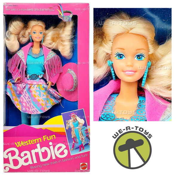 Western Fun Barbie Doll 1989 Mattel No. 9932